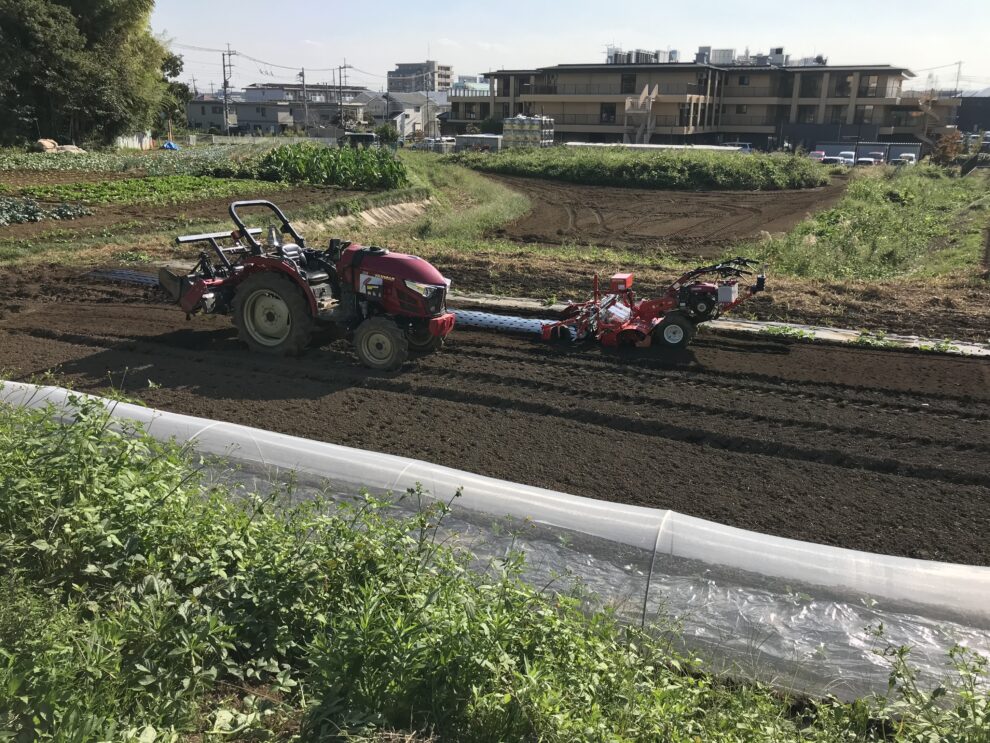 2019年10月1日(火)の作業記録 (マルチシーダーの播種機能が余り使えない｡｡｡)