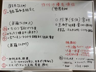 2020年7月3日(金)の作業記録 (午前中は畑作業を個人的に休んだ為に作業の記録できず、畑ミーティング)